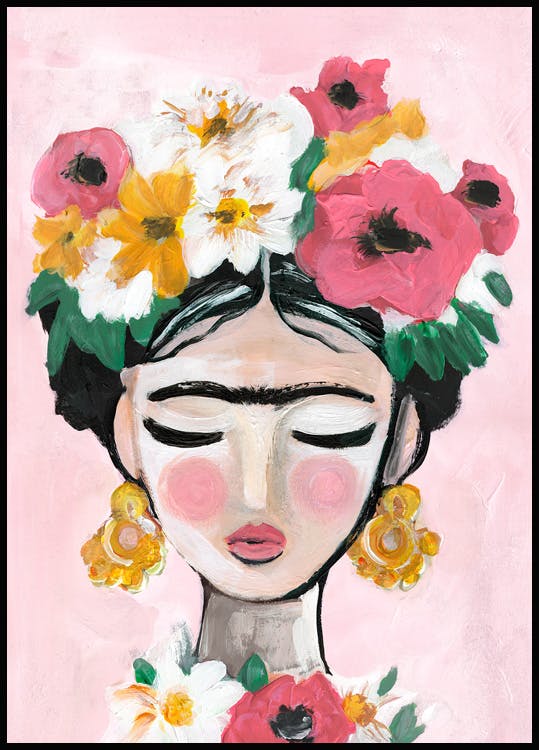 Frida Art Poster