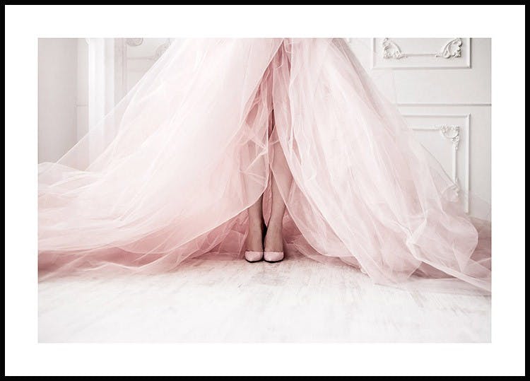 Pink Dress Poster