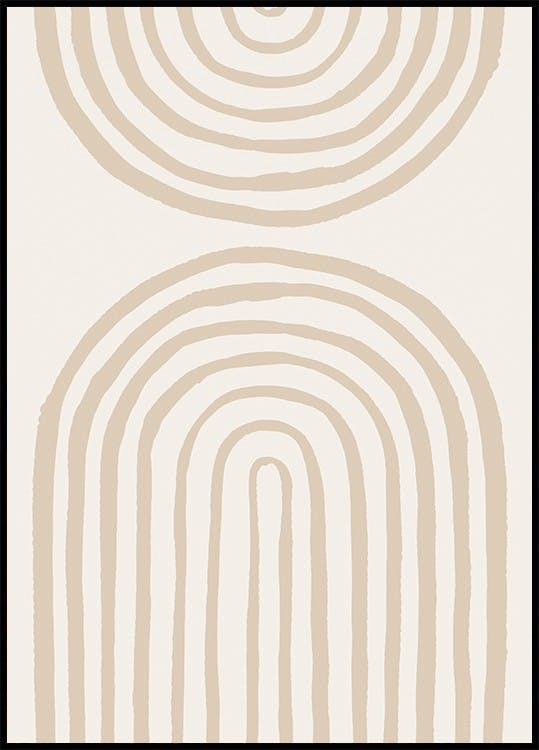 Painted Arches No1 Poster