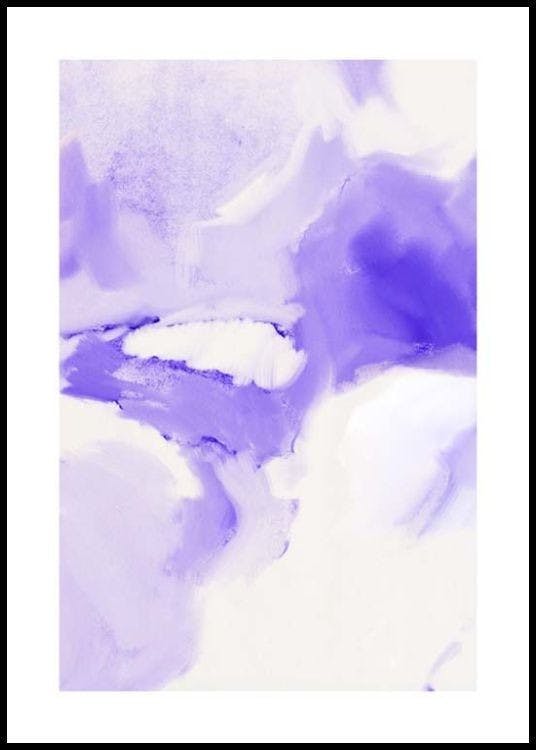 Purple Art Poster