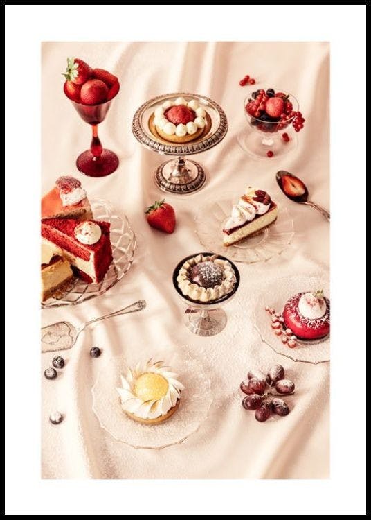 Mixed Desserts Poster