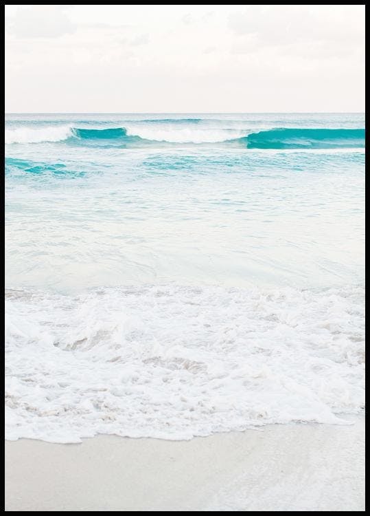 Pastel Beach Poster