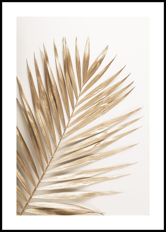 Gold Palm Poster