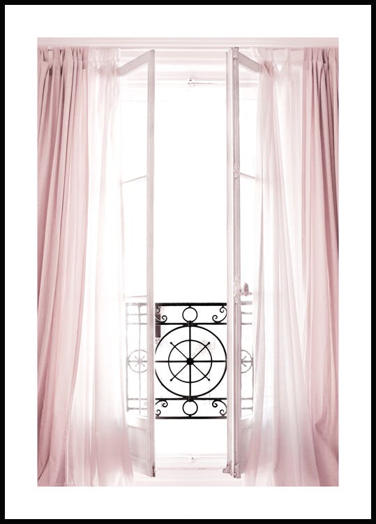 French Balcony Poster