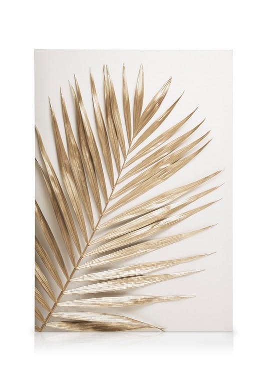 Gold Palm Canvas print