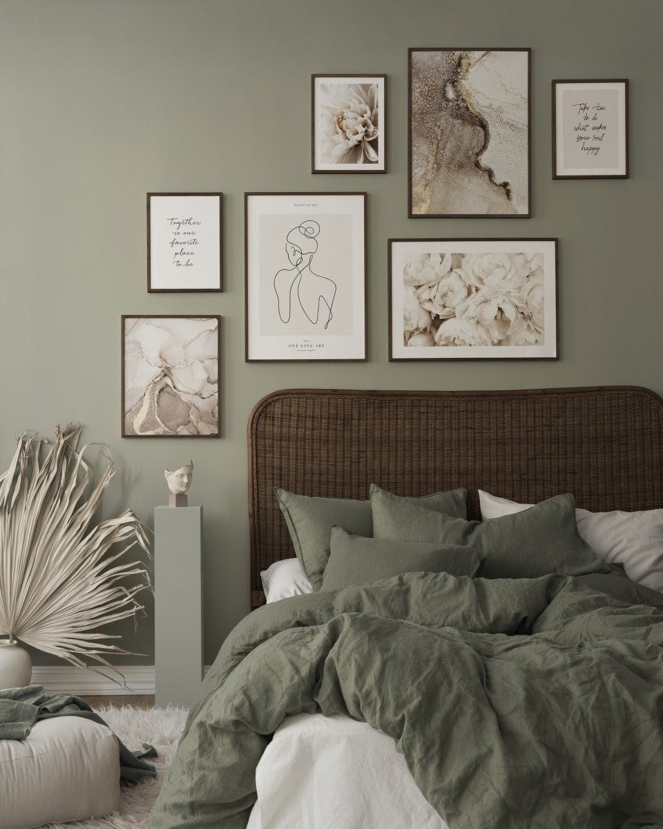 Amorous white hues Gallery Wall