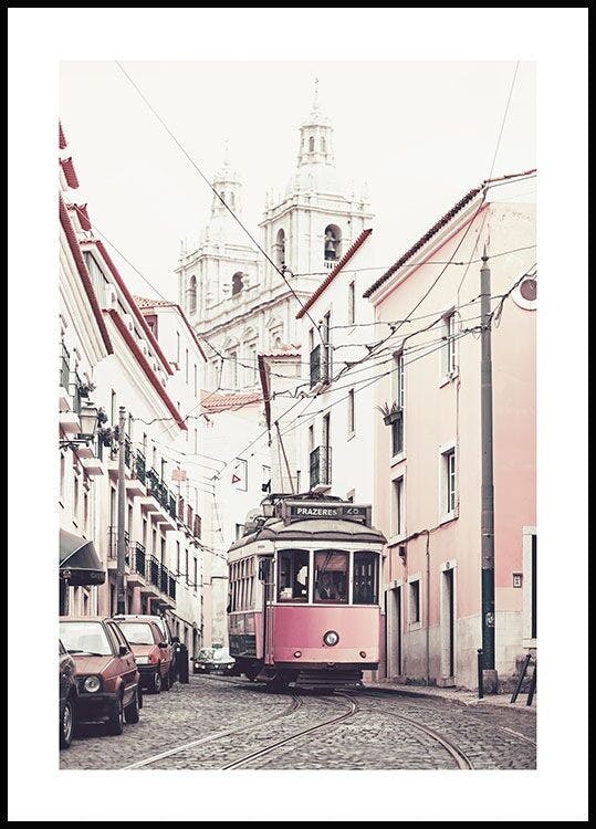Pink Tram Poster