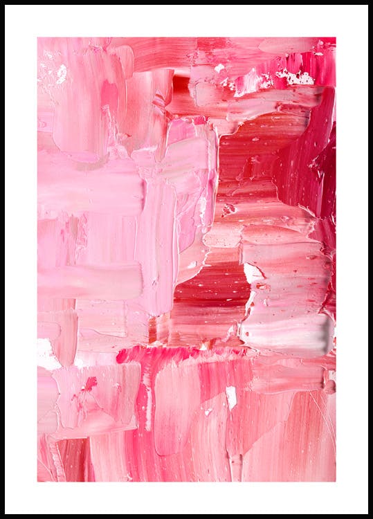 Pink Oil Poster