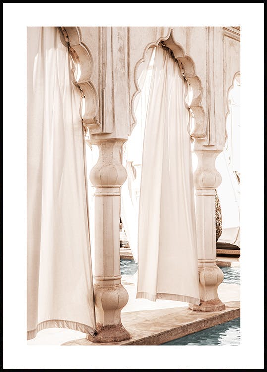 Beige Arches Poster