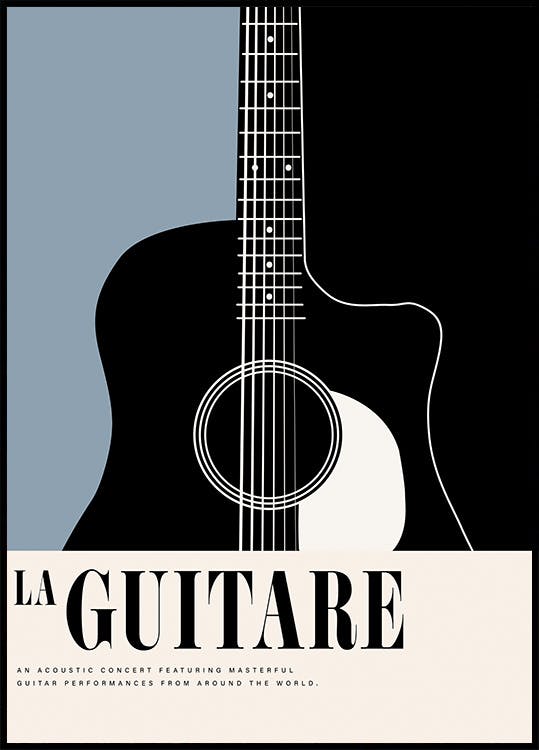 La Guitare Poster