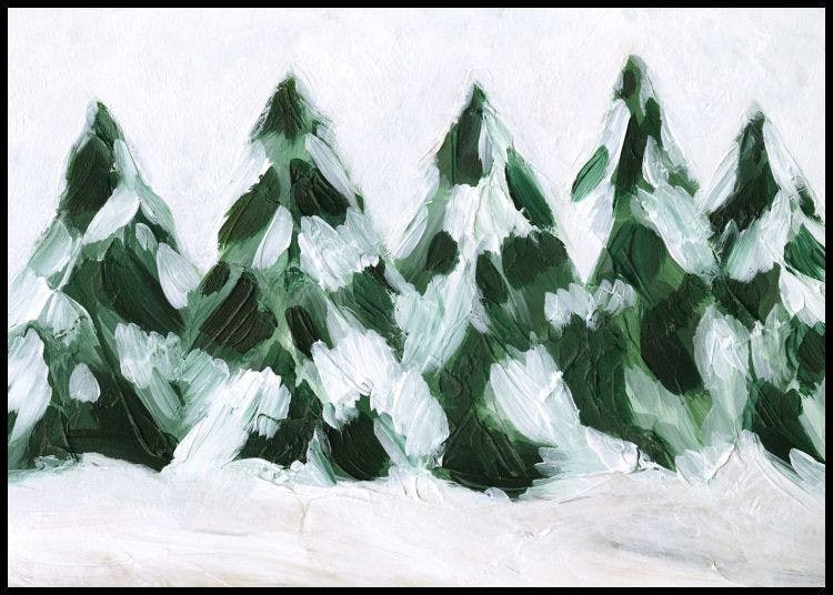 Winter Woods Poster