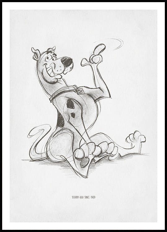 Scooby-Doo™ Sketch Poster