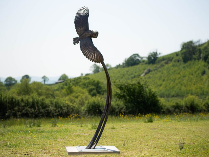 FLYING OWL SCULPTURE