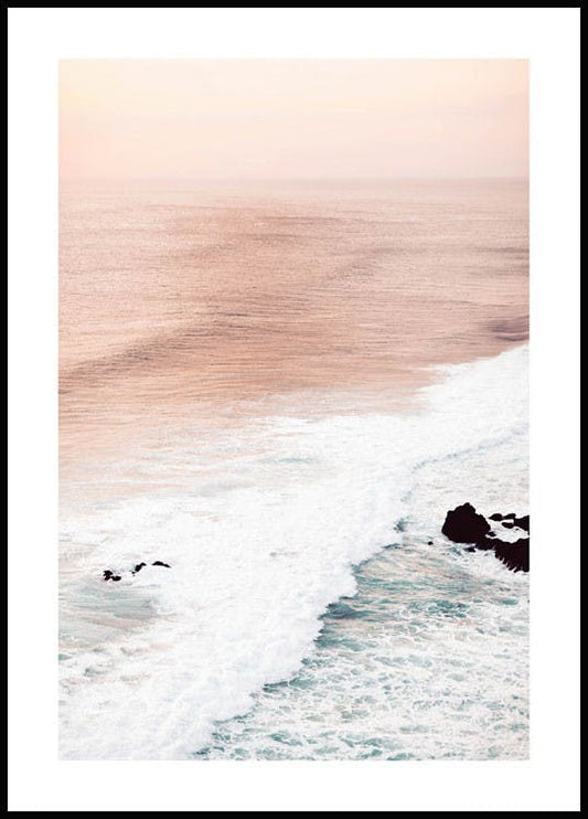 Pastel Waves Poster