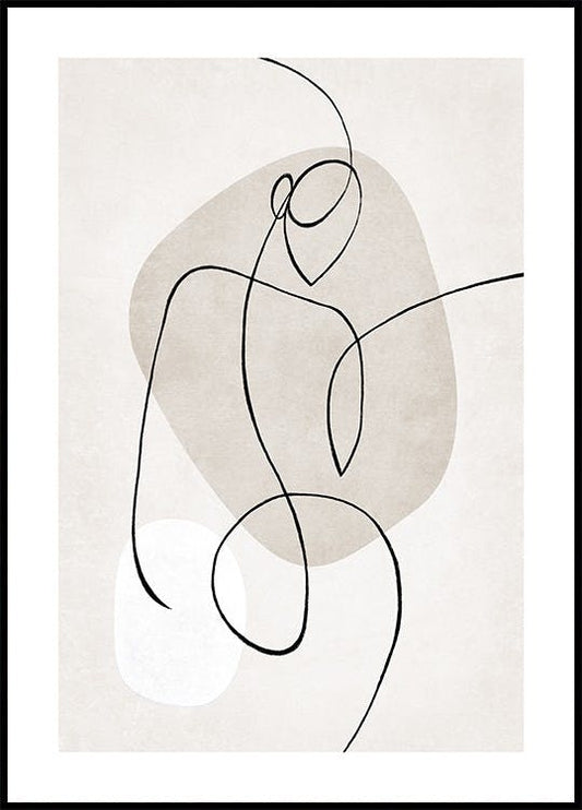 Artful Lines No2 Poster