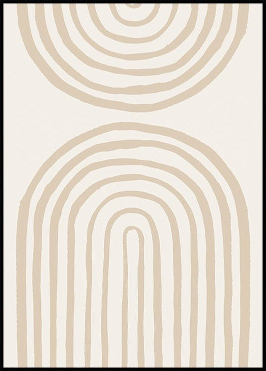 Painted Arches No1 Poster