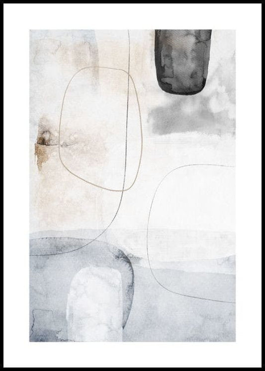 Abstract Watercolor Touch No2 Poster