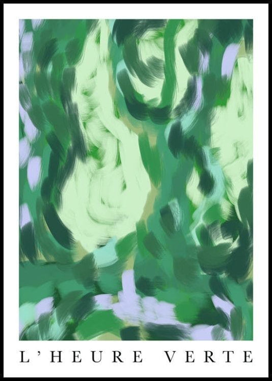 Emerald Abstract No1 Poster