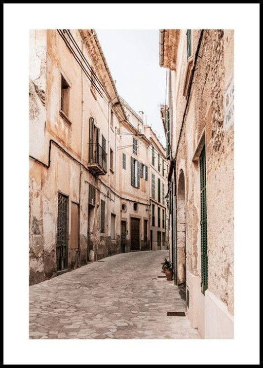Narrow Street Poster