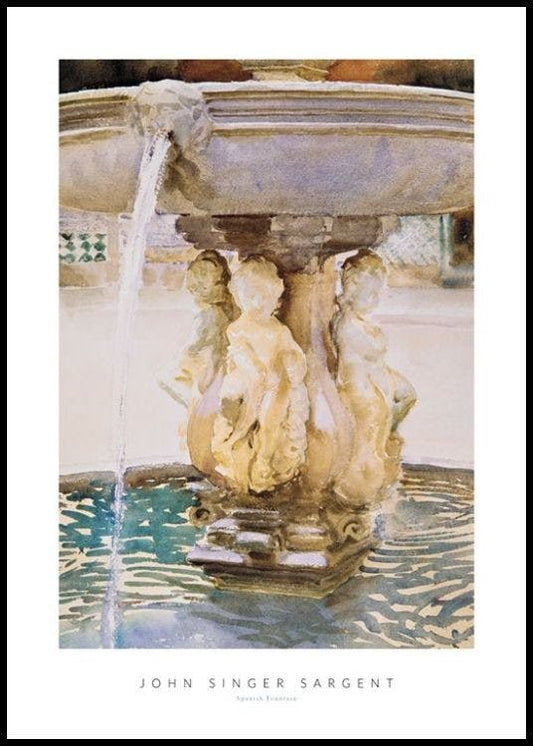 John Singer Sargent - Spanish Fountain Poster