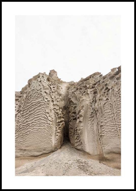 Carved Cliffs Poster
