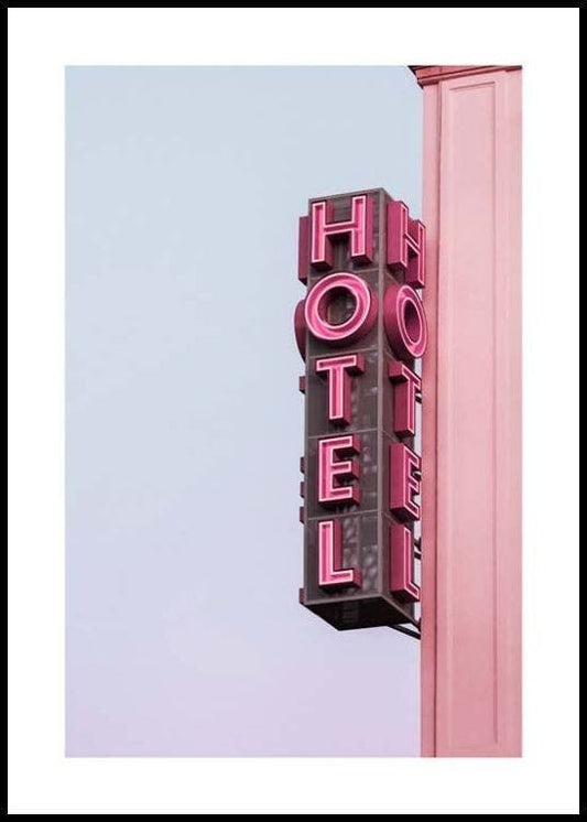 Hotel Sign Poster
