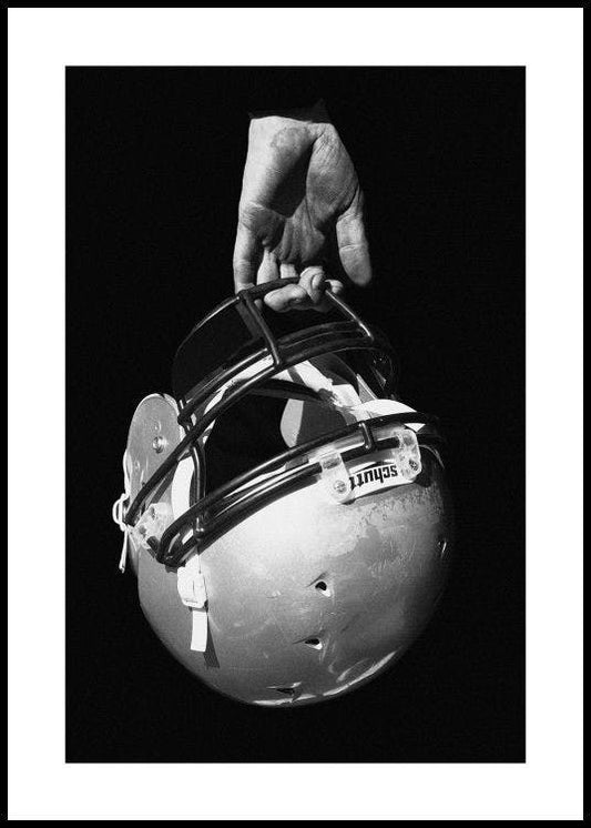 American Football Helmet Poster