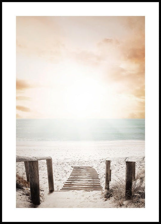 Beach Walkway Poster
