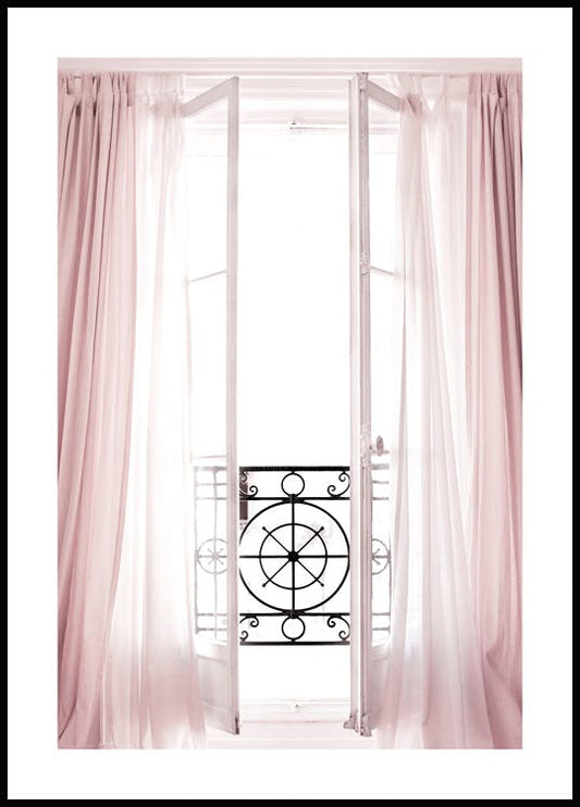 French Balcony Poster