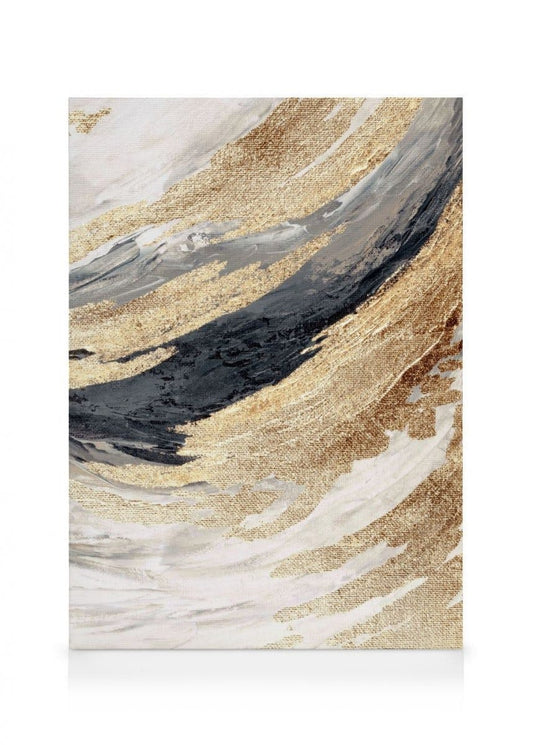 Gold Wave No2 Canvas print