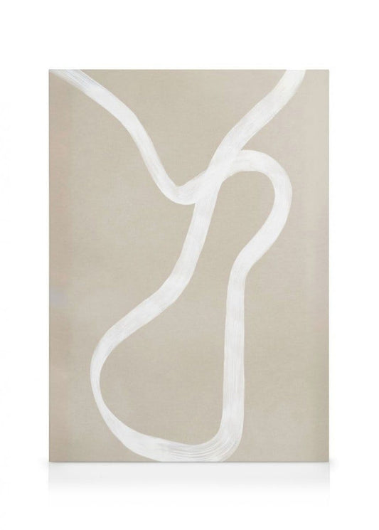 Beige Canvas Print