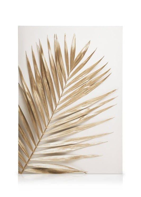 Gold Palm Canvas print