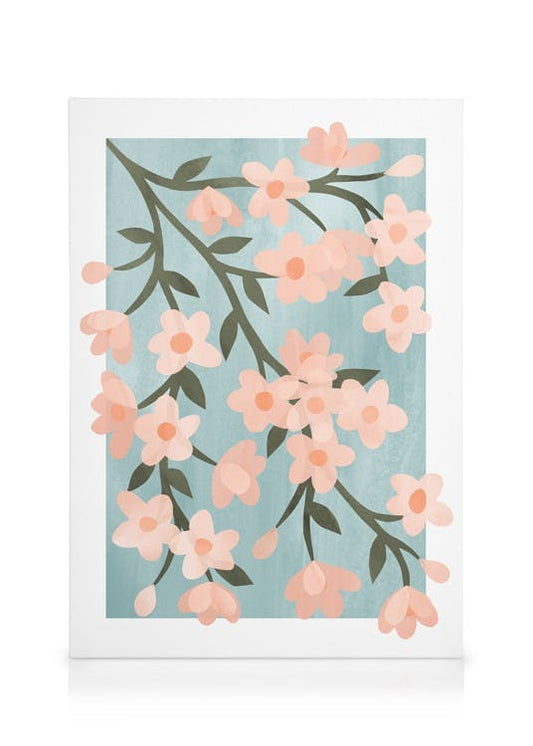 Abstract Cherry Blossom Canvas print