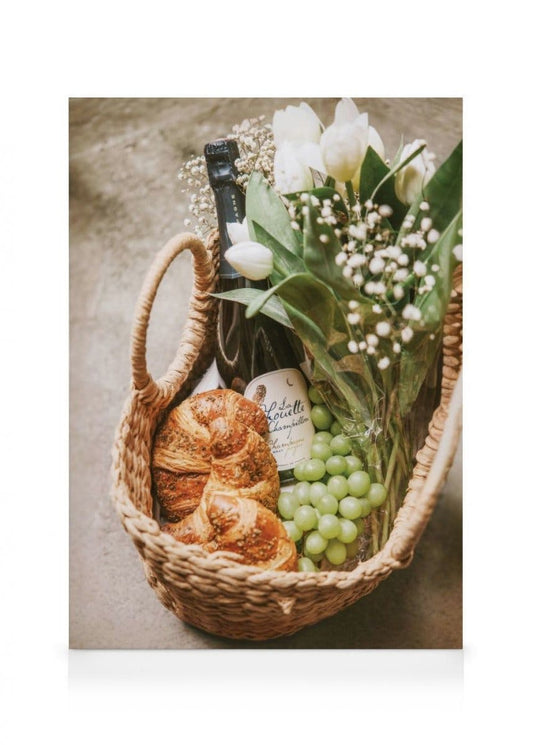 Picnic Basket Canvas Print