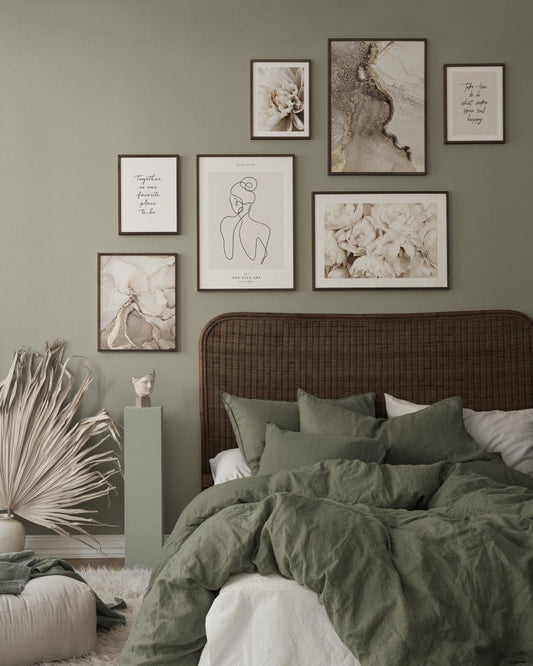Amorous white hues Gallery Wall