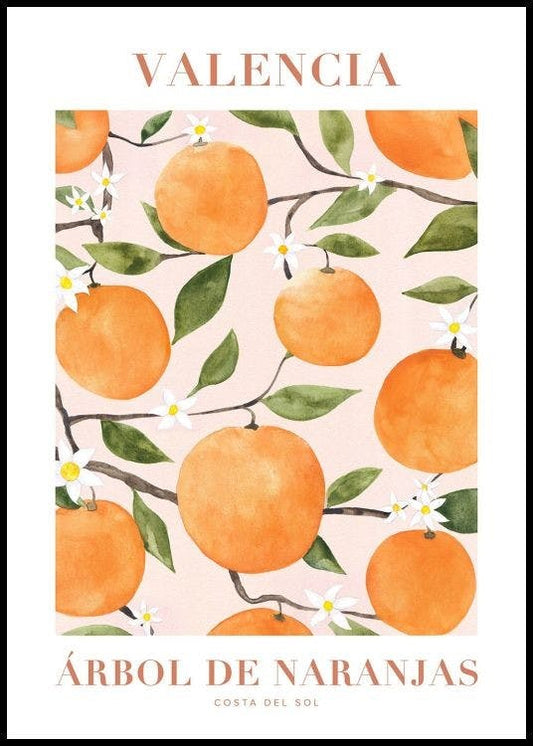 Valencia Orange Poster