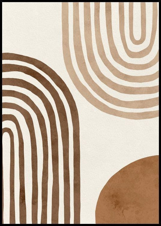 Brown Arches No2 Poster