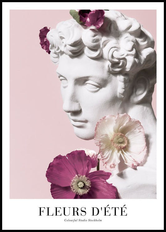 Flower Statue No1 Poster