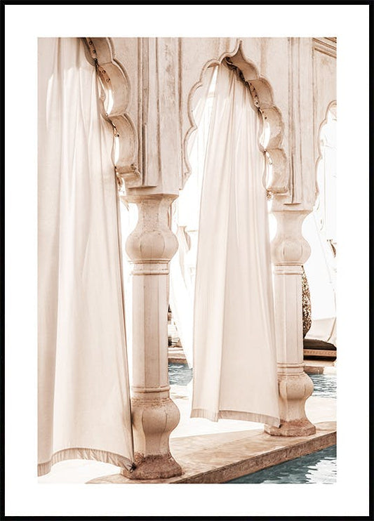 Beige Arches Poster