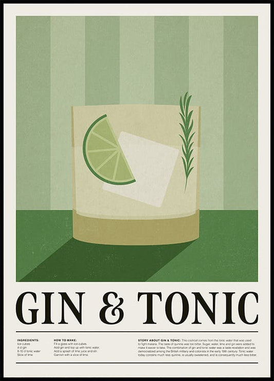 Gin and Tonic Poster