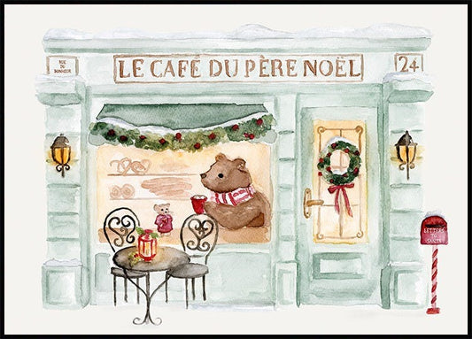 Santa’s Café Poster