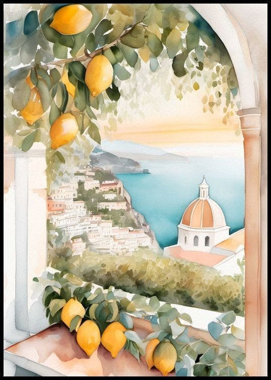 Amalfi Art Poster