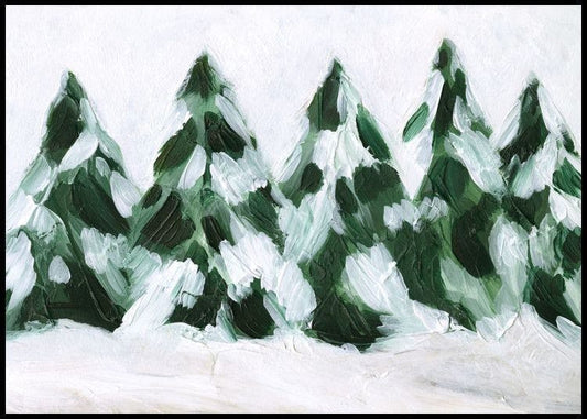 Winter Woods Poster
