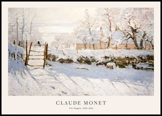 Monet - The Magpie Poster