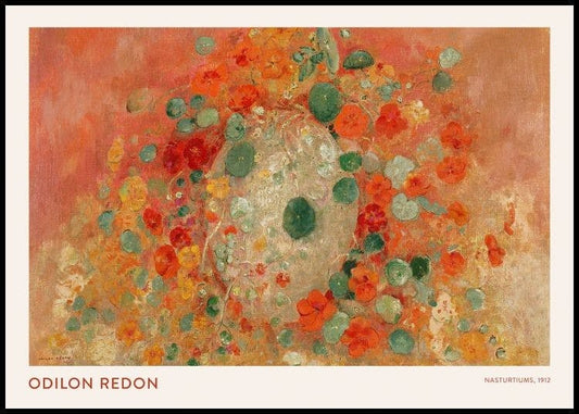 Odilon Redon - Nasturtiums Poster