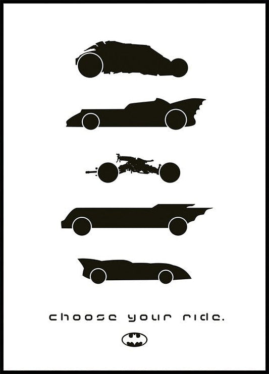Batman™ - Choose Your Ride Poster