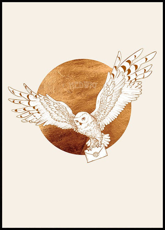 Harry Potter™ - Hedwig and the Letter Poster
